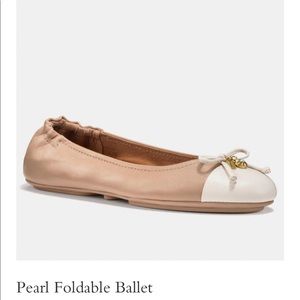 New Coach Pearl foldable ballet flats